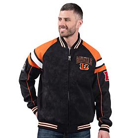 Officially Licensed NFL Faux Suede Jacket by Glll Sports