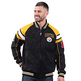 Officially Licensed NFL Faux Suede Jacket by Glll Sports
