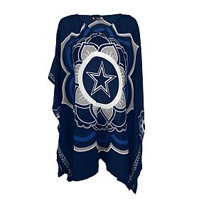Officially Licensed NFL "Flower" Caftan - Dallas Cowboys