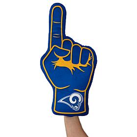 Officially Licensed NFL Foam Finger Plush Pillow - Los Angeles Rams