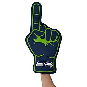 Officially Licensed NFL Foam Finger Plush Pillow - Seattle Seahawks