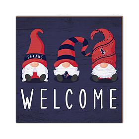 Officially Licensed NFL Houston Texans Welcome Gnomes Wall Decor