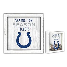 Officially Licensed NFL Indianapolis Colts Saving for Ticket Money Box