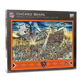Officially-Licensed NFL Joe Journeyman Puzzle - Chicago Bears
