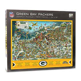Officially-Licensed NFL Joe Journeyman Puzzle - Green Bay Packers