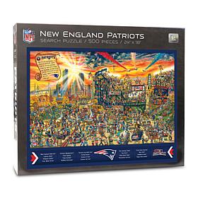 Officially-Licensed NFL Joe Journeyman Puzzle - New England Patriots