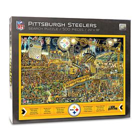 Officially-Licensed NFL Joe Journeyman Puzzle - Pittsburgh Steelers