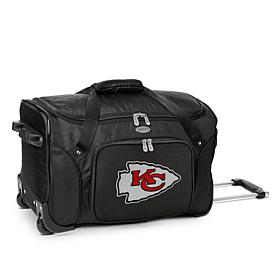 Officially Licensed NFL Kansas City Chiefs 22" Wheeled Duffel Bag