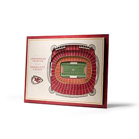 Officially Licensed NFL Kansas City Chiefs Wall Art -Arrowhead Stadium