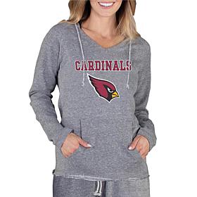 Officially Licensed NFL Ladies Mainstream Long-Sleeve Hoodie-Cardinals