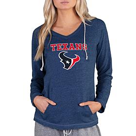 Officially Licensed NFL Ladies Mainstream Long-Sleeve Hoodie - Texans