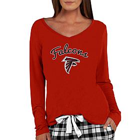 Officially Licensed NFL Ladies Marathon Long-Sleeve Top - Falcons