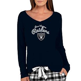 Officially Licensed NFL Ladies Marathon Long-Sleeve Top - Raiders