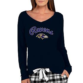 Officially Licensed NFL Ladies Marathon Long-Sleeve Top - Ravens