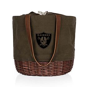 Officially Licensed NFL Las Vegas Raiders Basket Tote Bag
