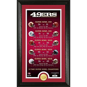 Officially Licensed NFL "Legacy" Bronze Coin Photo Mint - 49ers