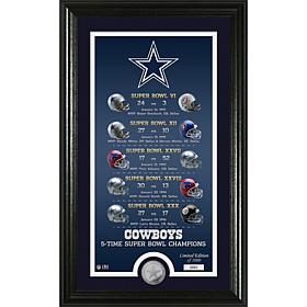 Officially Licensed NFL "Legacy" Bronze Coin Photo Mint - Cowboys 