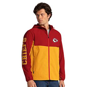 Officially Licensed NFL Lightweight Full Zip Hooded Jacket by Glll