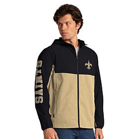 Officially Licensed NFL Lightweight Full Zip Hooded Jacket by Glll
