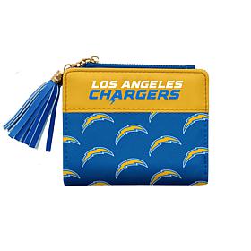 Officially Licensed NFL Los Angeles Chargers Mini Organizer Wallet