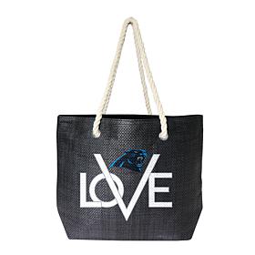 Officially Licensed NFL Love Tote - Carolina Panthers 