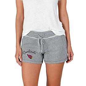 Officially Licensed NFL Mainstream Ladies Knit Shorts - Cardinals