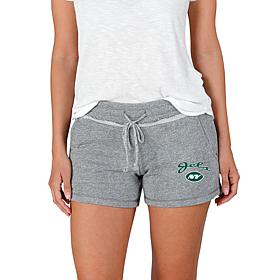 Officially Licensed NFL Mainstream Ladies Knit Shorts - Jets