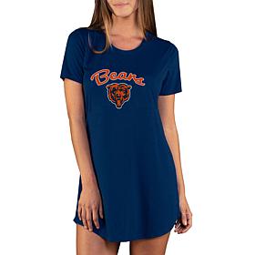 Officially Licensed NFL Marathon Nightshirt by Concept Sports - Bears