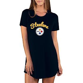 Officially Licensed NFL Marathon Nightshirt by Concept Sport-Steelers