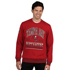 Officially Licensed NFL Men's Crew-Neck Fleece Pullover by Glll