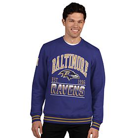 Officially Licensed NFL Men's Crew-Neck Fleece Pullover by Glll
