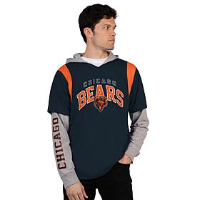 Officially Licensed NFL Men's Long-Sleeve Fashion Layer Top by Glll