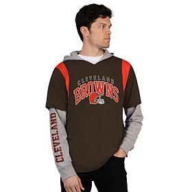 Officially Licensed NFL Men's Long-Sleeve Fashion Layer Top by Glll