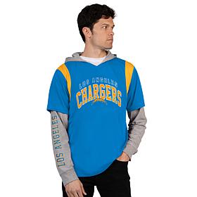 Officially Licensed NFL Men's Long-Sleeve Fashion Layer Top by Glll