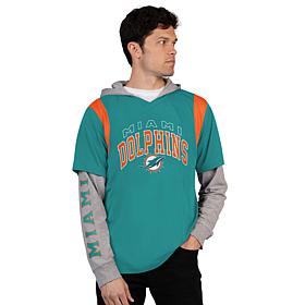 Officially Licensed NFL Men's Long-Sleeve Fashion Layer Top by Glll