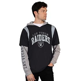 Officially Licensed NFL Men's Long-Sleeve Fashion Layer Top by Glll
