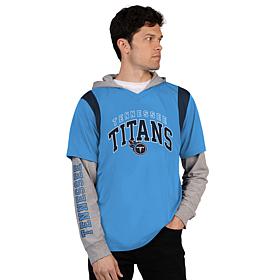 Officially Licensed NFL Men's Long-Sleeve Fashion Layer Top by Glll