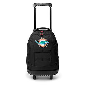 Officially Licensed NFL Miami Dolphins 18" Premium Wheeled Toolbag