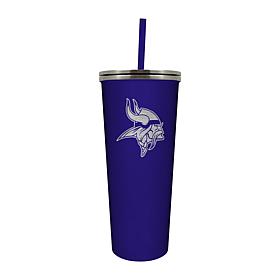 Officially Licensed NFL Minnesota Vikings 24 oz. Skinny Tumbler