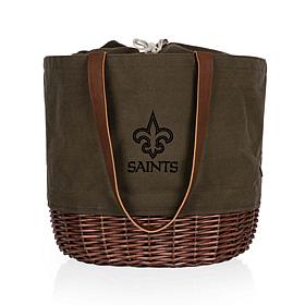 Officially Licensed NFL New Orleans Saints Basket Tote Bag