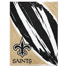 Officially Licensed NFL New Orleans Saints Retro Fleece Blanket