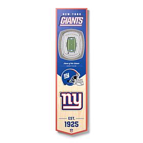 Officially Licensed NFL New York Giants 3D Stadium Banner