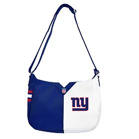Officially Licensed NFL New York Giants Pebble Split Hobo Bag
