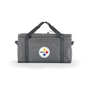 Officially Licensed NFL Pittsburgh Steelers 64-Can Collapsible Cooler