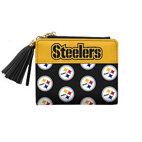 Officially Licensed NFL Pittsburgh Steelers Mini Organizer Wallet