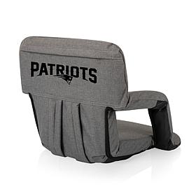 Officially Licensed NFL Portable Reclining Stadium Seat - Patriots
