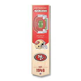 Officially Licensed NFL San Francisco 49ers 3D Stadium Banner