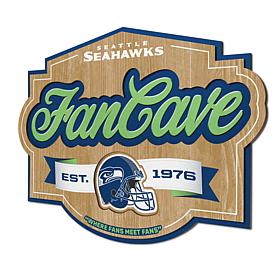 Officially Licensed NFL Seattle Seahawks Fan Cave Sign