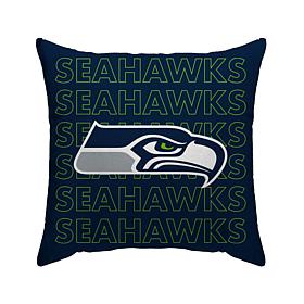 Officially Licensed NFL Seattle Seahawks Poly Span Décor Pillow