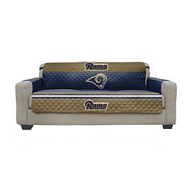 Officially Licensed NFL Sofa Cover - Los Angeles Rams